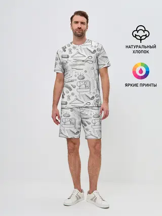 Мужской костюм с шортами / для швеи