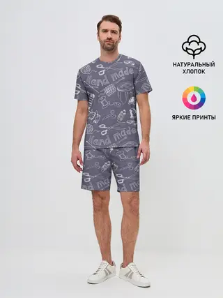 Мужской костюм с шортами / Hand made