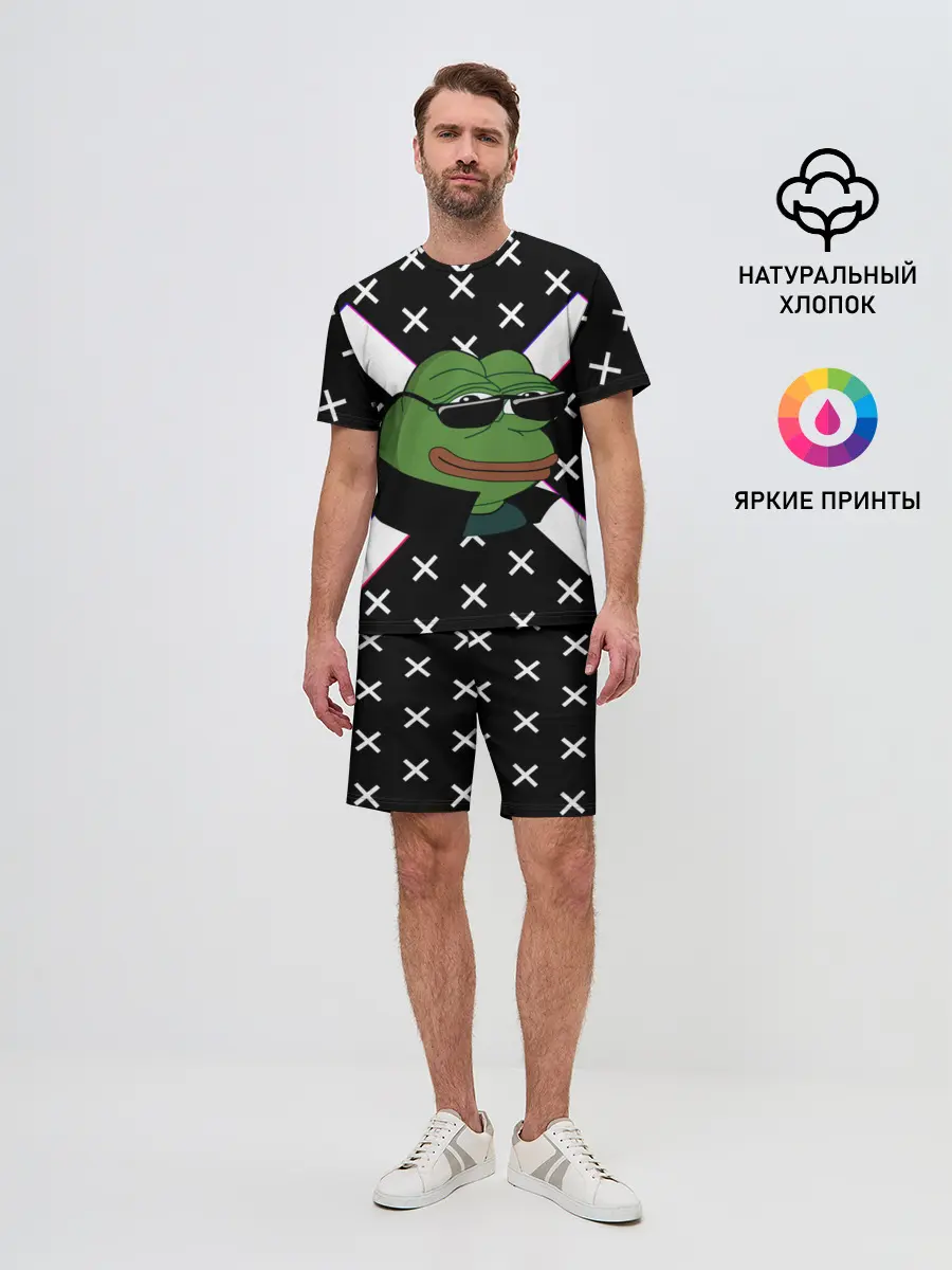 Мужской костюм с шортами / Pepe в очках EZ