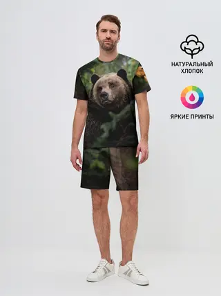 Мужской костюм с шортами / Медведь