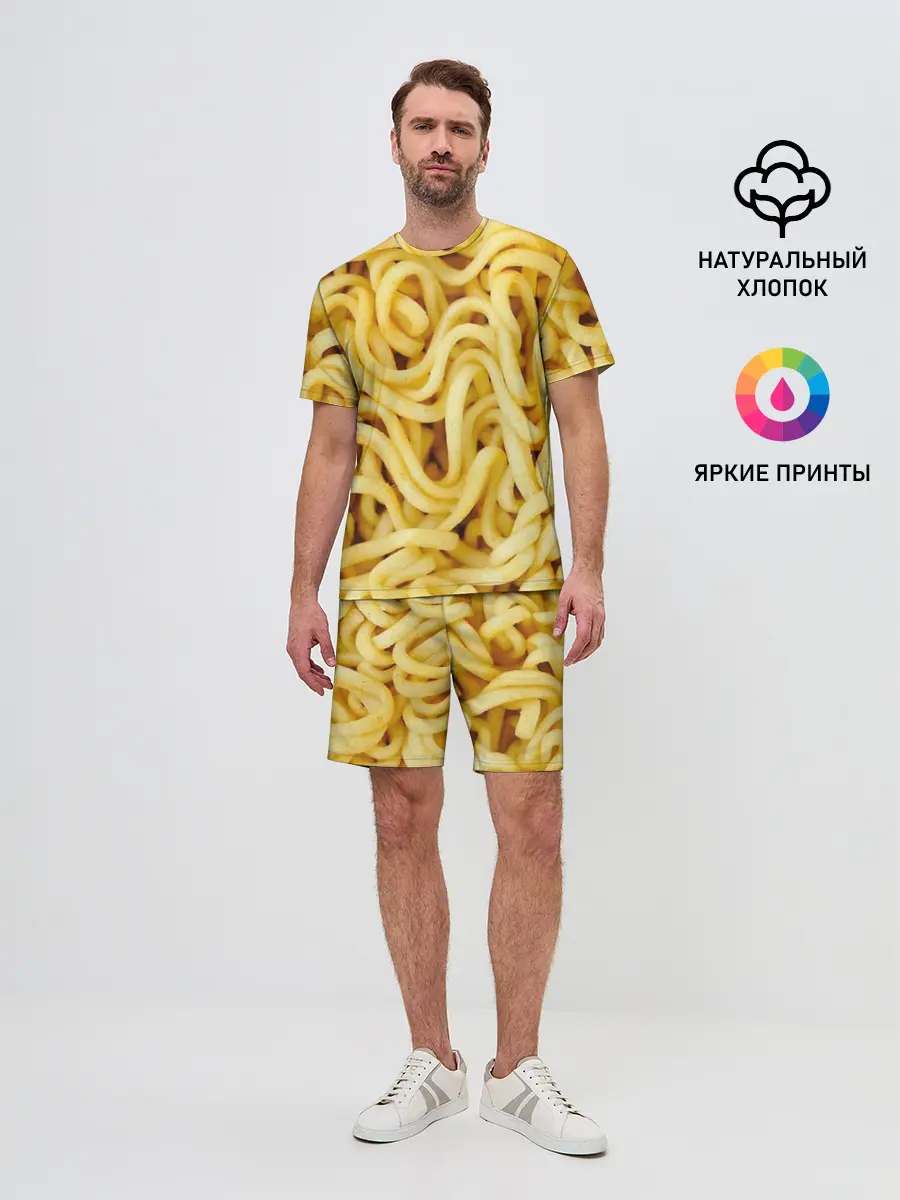 Мужской костюм с шортами / Лапша