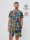 Мужской костюм с шортами / Iphone and Apps Icons