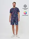 Мужской костюм с шортами / Кристаллы и линии