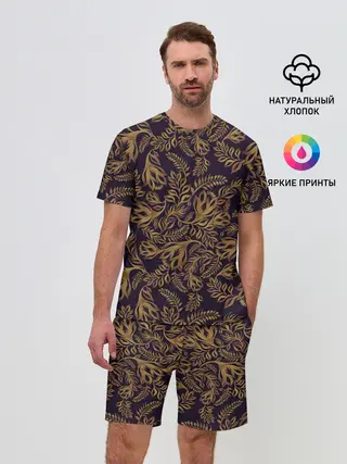 Мужской костюм с шортами / ХОХЛОМА