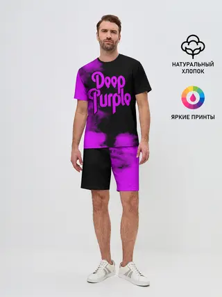 Мужской костюм с шортами / Deep Purple