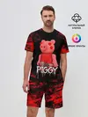 Мужской костюм с шортами / ROBLOX PIGGY - СВИНКА ПИГГИ