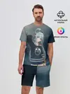 Мужской костюм с шортами / АКВА в свитшоте
