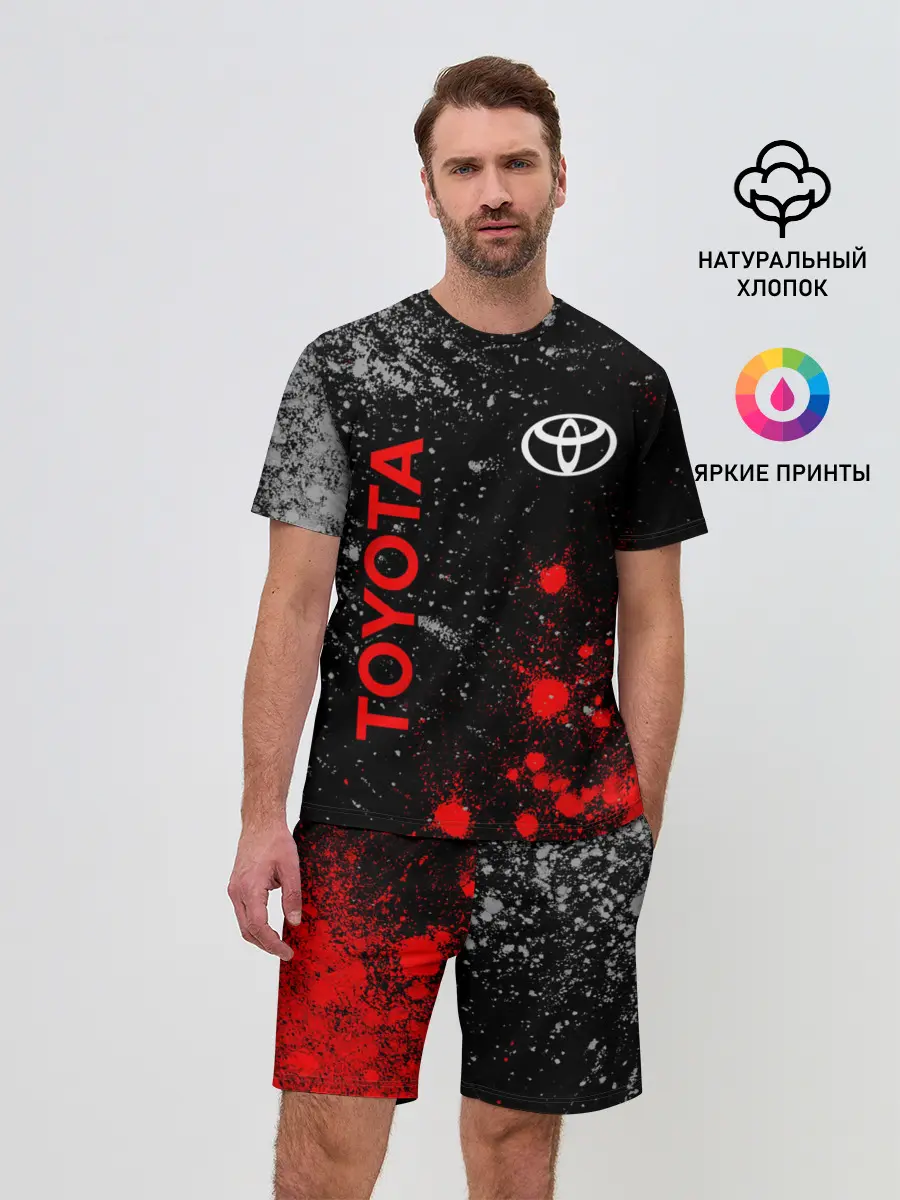 Мужской костюм с шортами / TOYOTA / ТОЙОТА