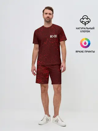 Мужской костюм с шортами / AC DС