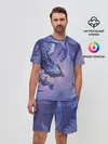 Мужской костюм с шортами / Дракон воды