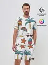 Мужской костюм с шортами / Отпуск