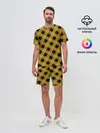Мужской костюм с шортами / Шотландка