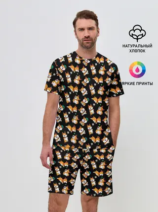 Мужской костюм с шортами / Корги