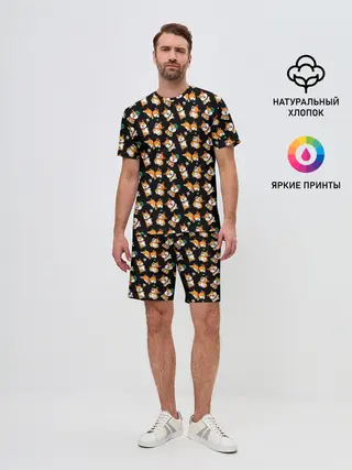 Мужской костюм с шортами / Корги