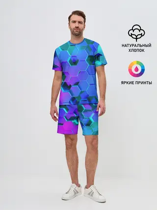 Мужской костюм с шортами / Geometry