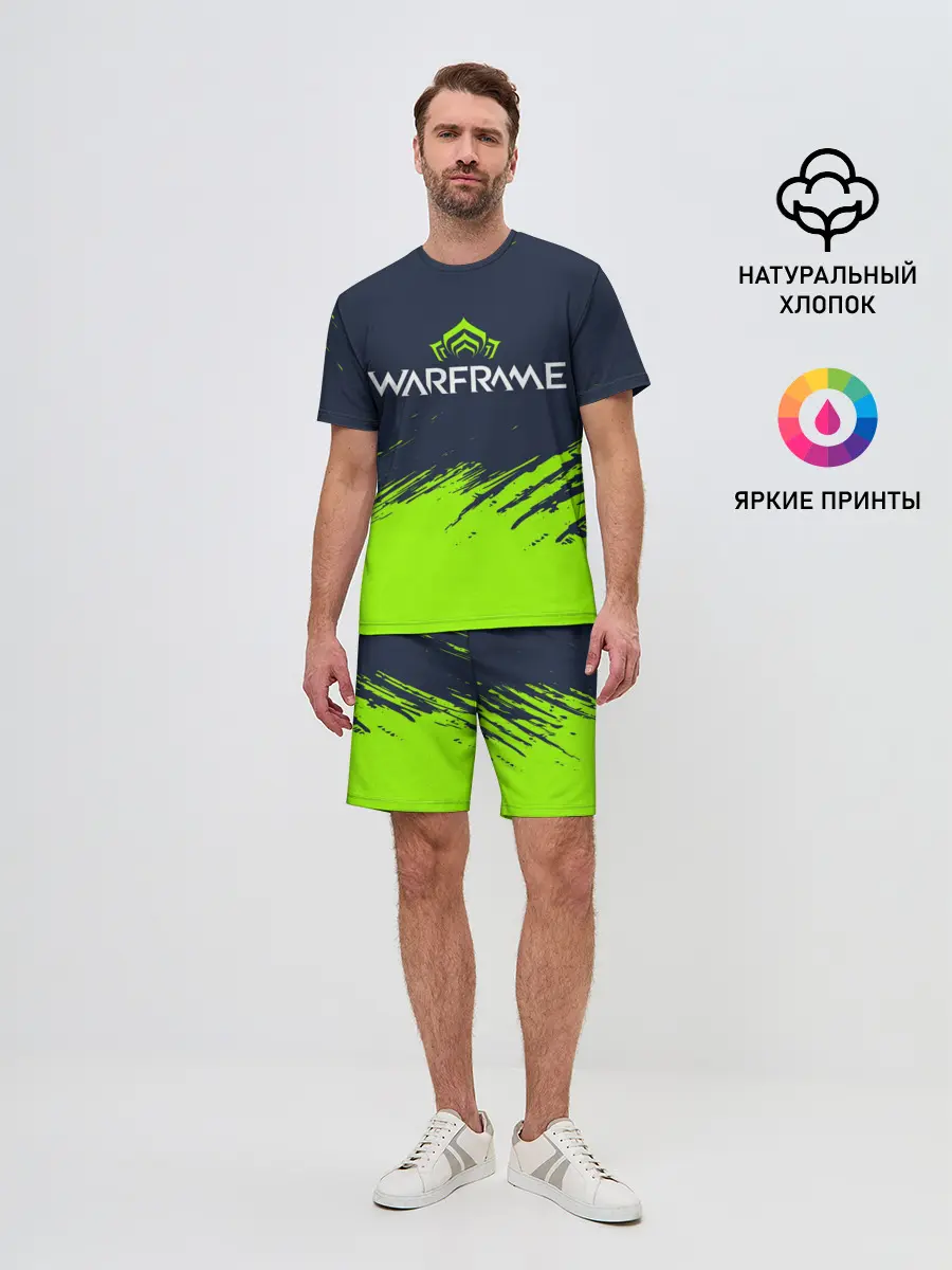 Мужской костюм с шортами / WARFRAME / ВАРФРЕЙМ