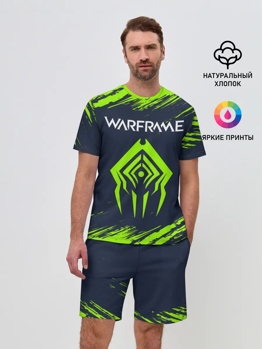 Мужской костюм с шортами / WARFRAME / ВАРФРЕЙМ