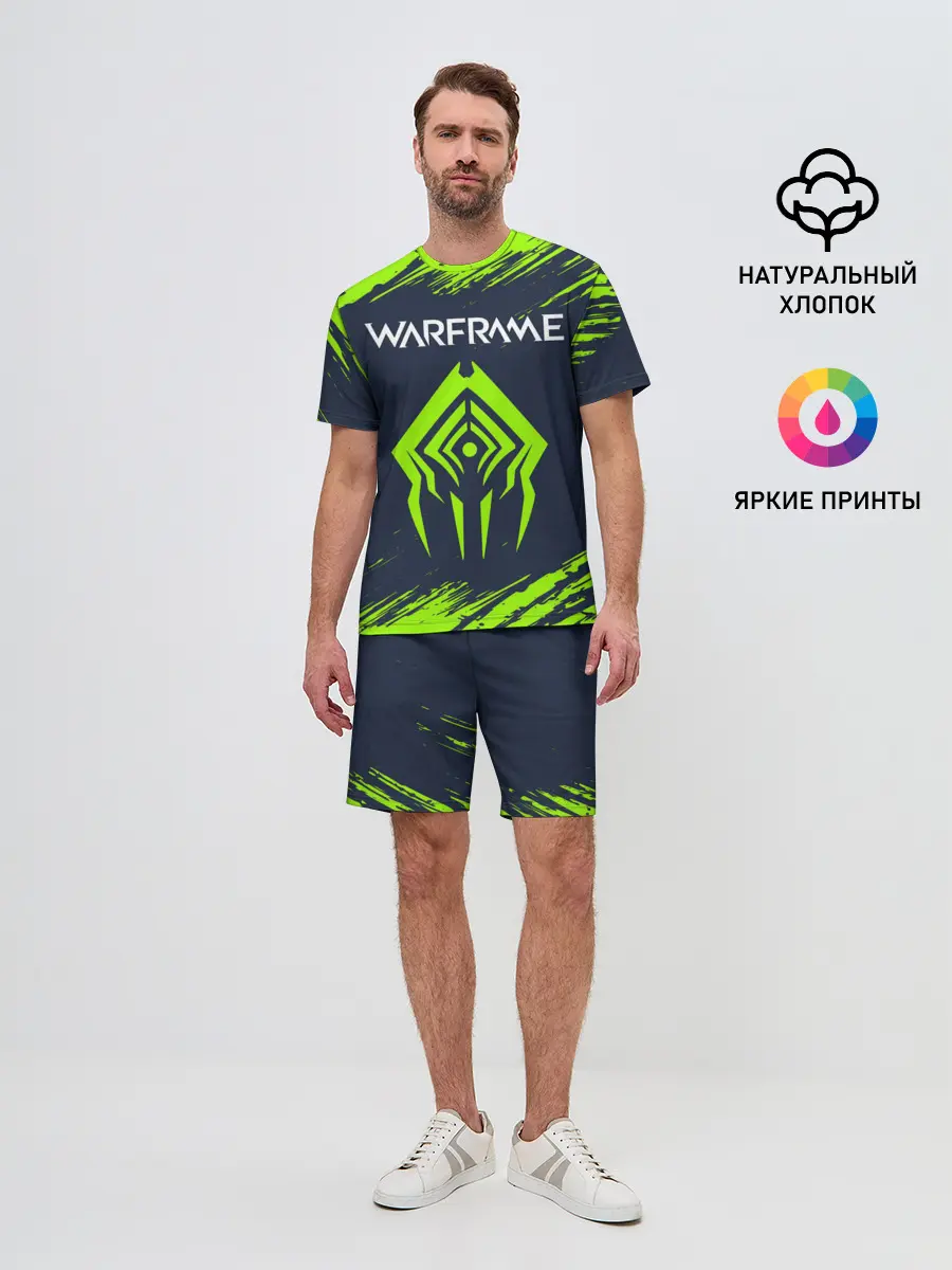 Мужской костюм с шортами / WARFRAME / ВАРФРЕЙМ