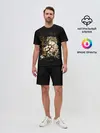Мужской костюм с шортами / Джонатан на черном