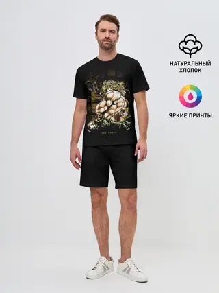 Мужской костюм с шортами / Джонатан на черном