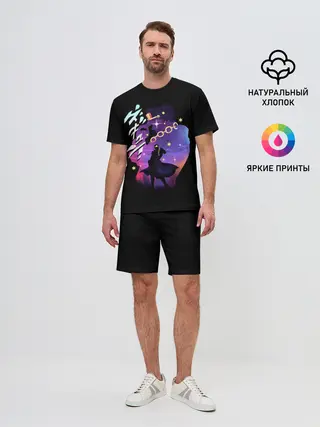 Мужской костюм с шортами / Дзётаро ночь