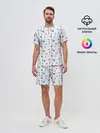 Мужской костюм с шортами / Кораблики да маяки