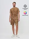 Мужской костюм с шортами / собака друг человека
