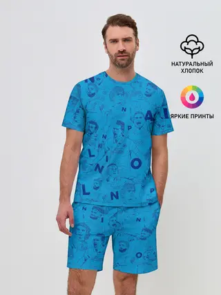 Мужской костюм с шортами / Наполи Блю