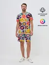 Мужской костюм с шортами / Тропические соты