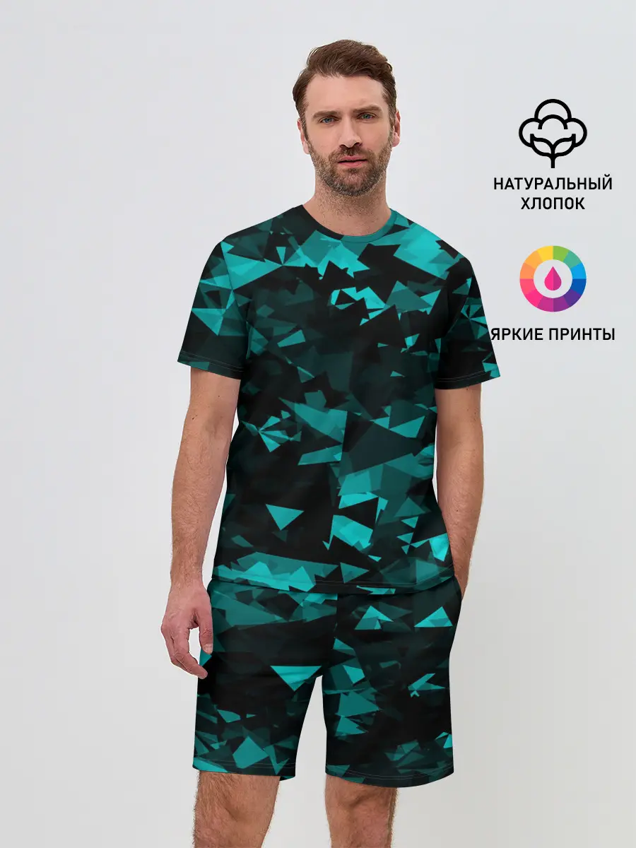 Мужской костюм с шортами / Universal Pixel