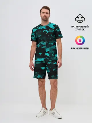 Мужской костюм с шортами / Universal Pixel