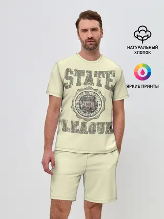 Мужской костюм с шортами / State League