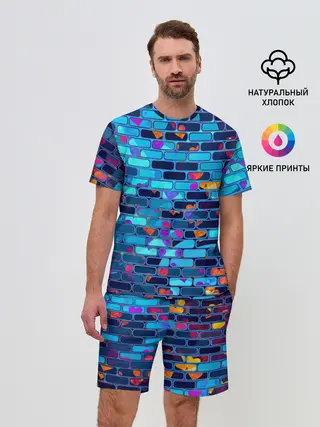 Мужской костюм с шортами / Кирпичики.