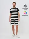 Мужской костюм с шортами / Костюм заключенного