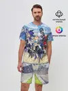 Мужской костюм с шортами / GENSHIN IMPACT
