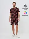 Мужской костюм с шортами / Корейский Хангыль