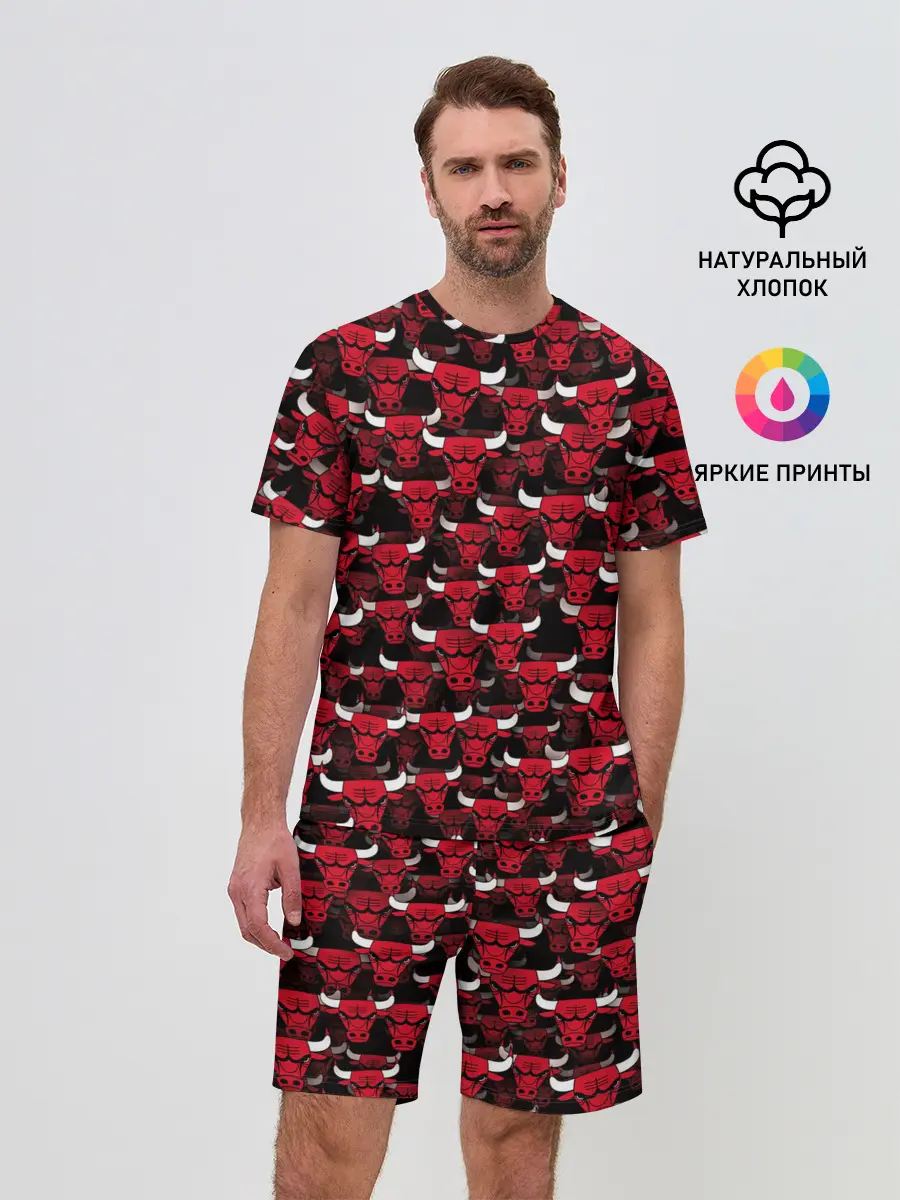 Мужской костюм с шортами / Быки Chicago Bulls