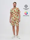 Мужской костюм с шортами / Осенние лисички
