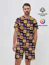Мужской костюм с шортами / LA LAKERS | ЛЕЙКЕРС