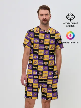 Мужской костюм с шортами / LA LAKERS | ЛЕЙКЕРС