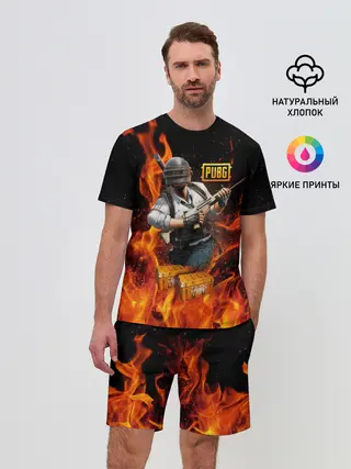 Мужской костюм с шортами / PUBG