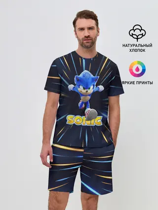Мужской костюм с шортами / SONIC.