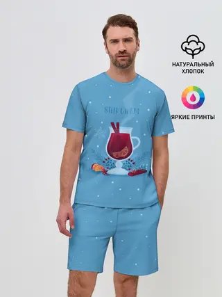 Мужской костюм с шортами / Stay Warm | Глинтвейн