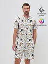 Мужской костюм с шортами / КОТИКИ