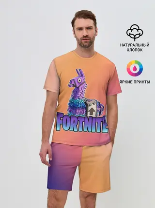 Мужской костюм с шортами / Fortnite | Lama