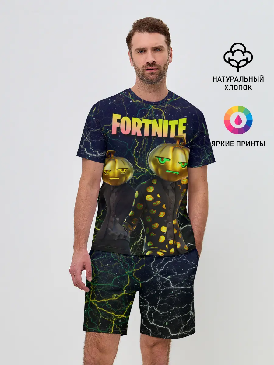 Мужской костюм с шортами / Fortnite Jack Gourdon