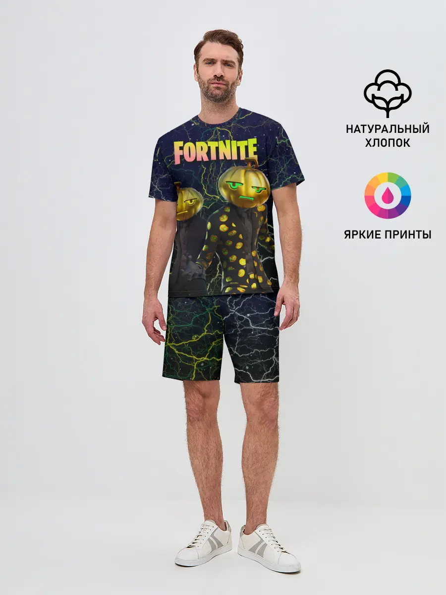 Мужской костюм с шортами / Fortnite Jack Gourdon