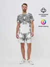 Мужской костюм с шортами / Фэнтези мотылёк
