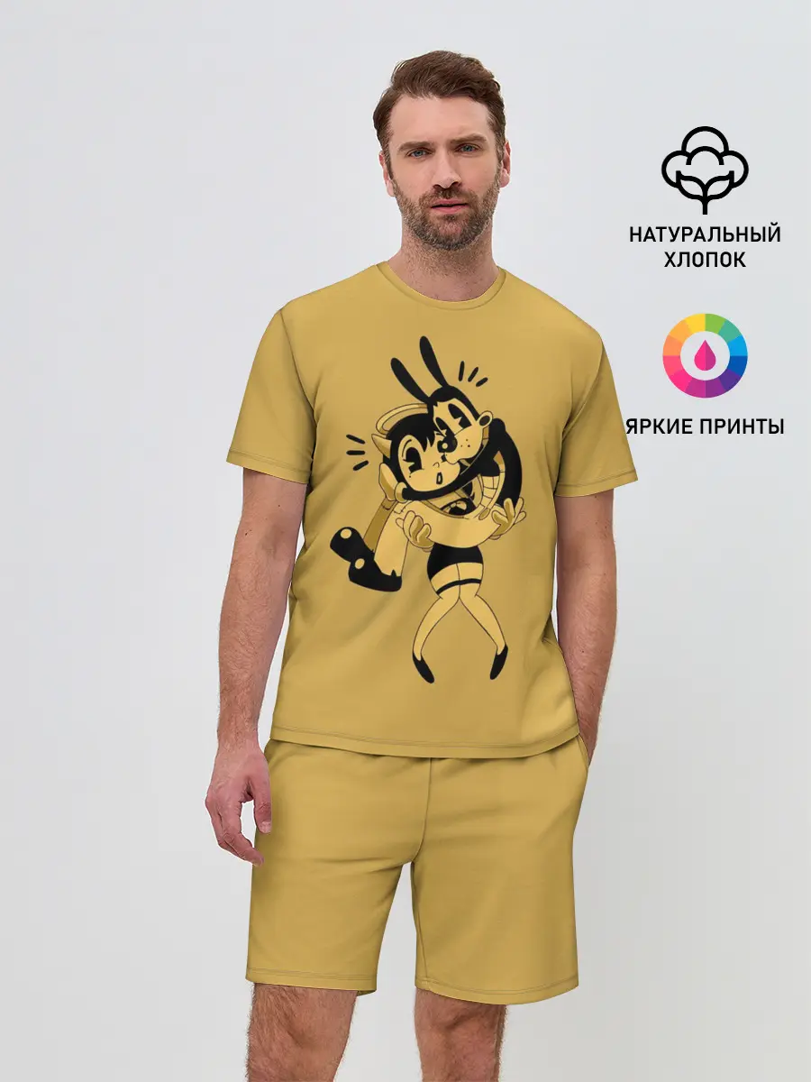 Мужской костюм с шортами / Bendy And The Ink Machine