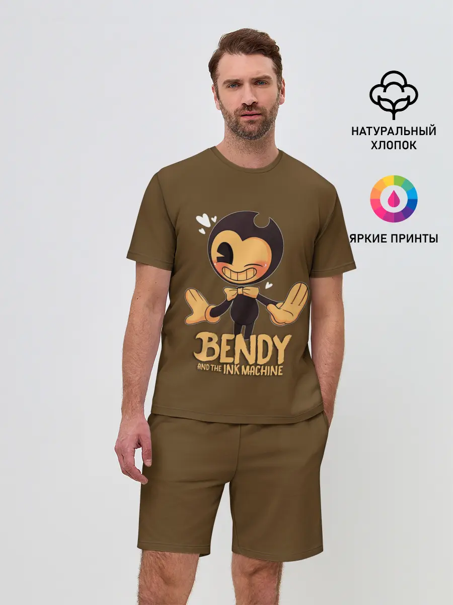 Мужской костюм с шортами / Bendy And The Ink Machine